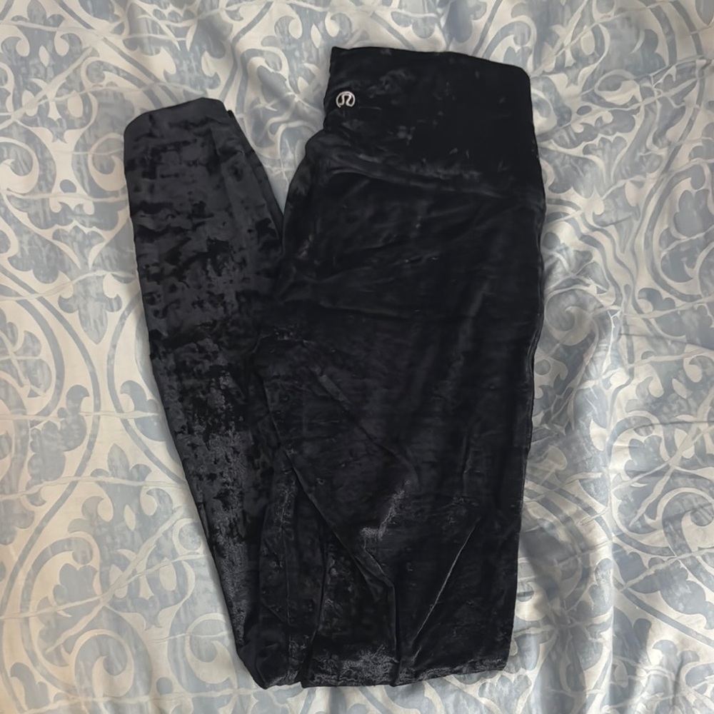 Lululemon Athletica Align Black Leggings Luxurious velvet